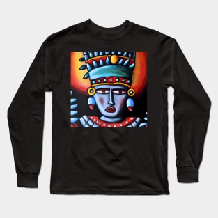 Ancient God, Mexican Mythology Long Sleeve T-Shirt